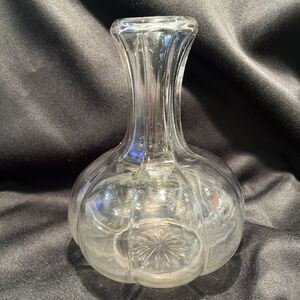 Vintage MCM Water or Wine Jug Decanter / Flower Vase No Stopper  7.5” Tall